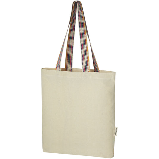 Tote bag in cotone riciclato da 180 g/m² Rainbow - 5L
