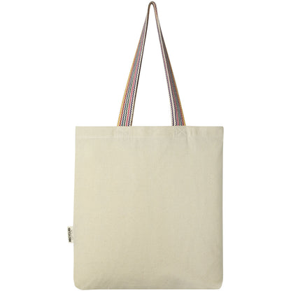 Tote bag in cotone riciclato da 180 g/m² Rainbow - 5L