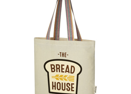 Tote bag in cotone riciclato da 180 g/m² Rainbow - 5L