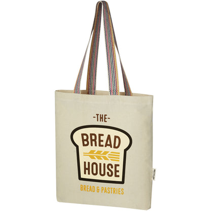 Tote bag in cotone riciclato da 180 g/m² Rainbow - 5L