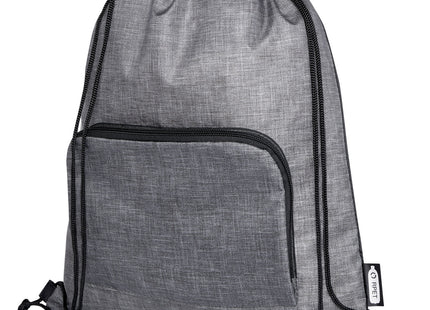 Borsa pieghevole con coulisse in materiale riciclato Ash - 7L