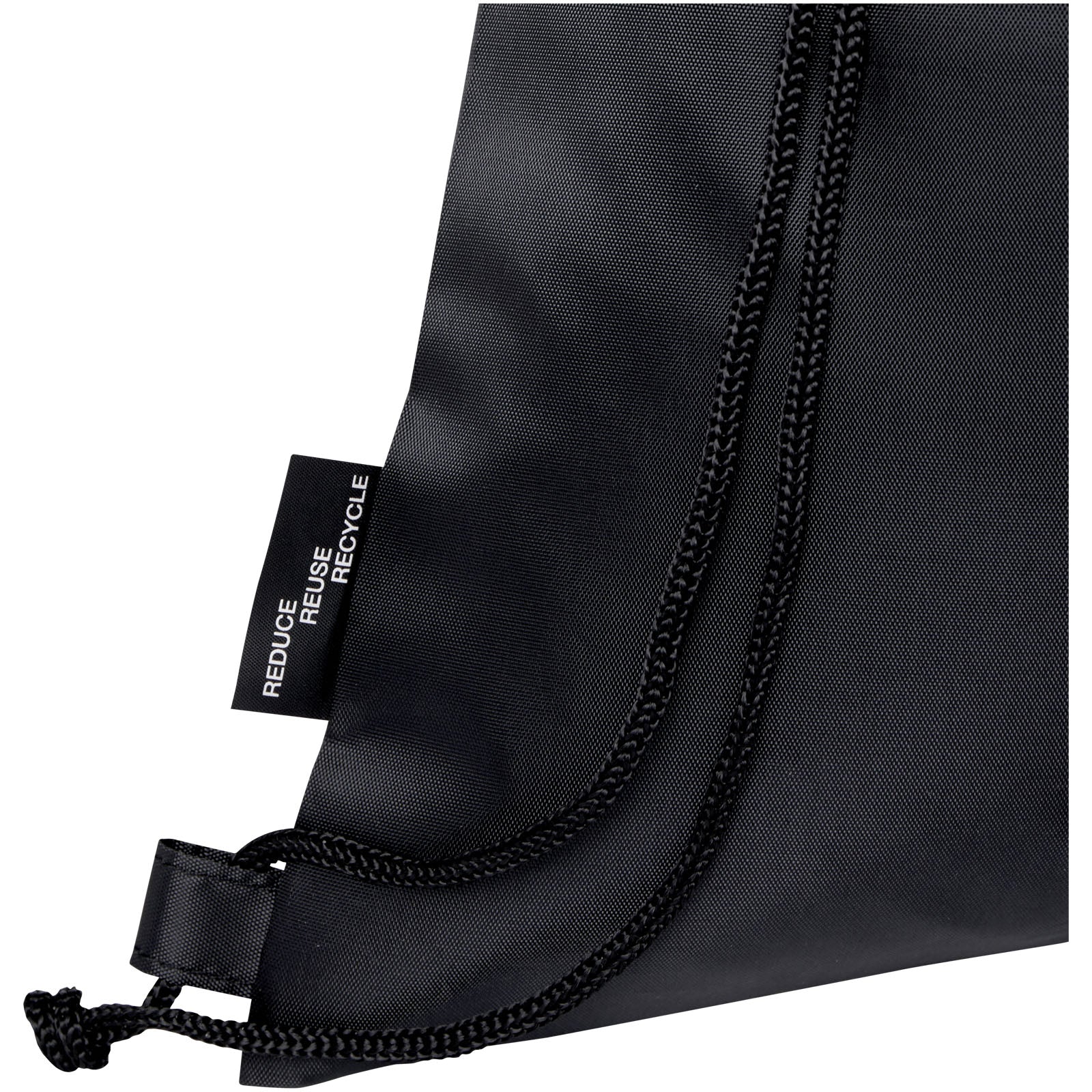 Borsa pieghevole con coulisse in materiale riciclato Ash - 7L