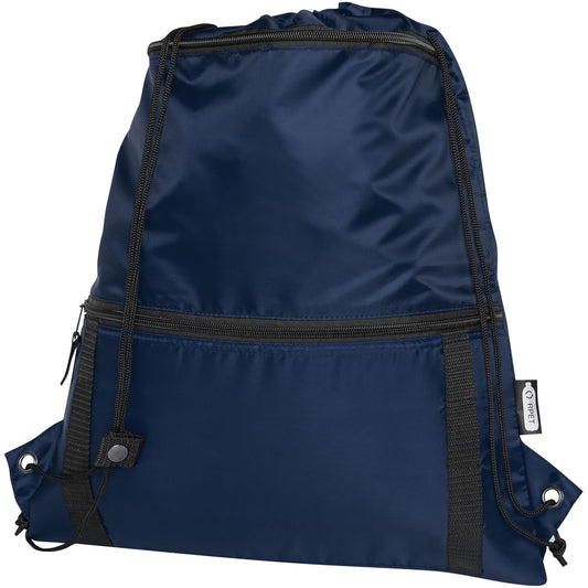 Borsa termica con coulisse in materiale riciclato Adventure - 9L