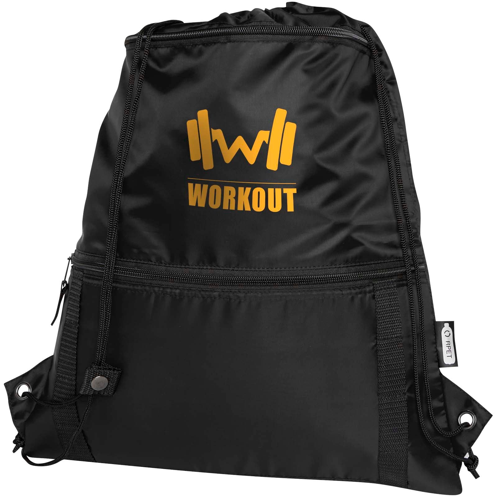 Borsa termica con coulisse in materiale riciclato Adventure - 9L