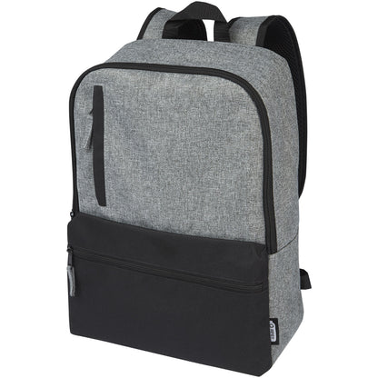 Zaino bicolore per portatile da 15" in materiale riciclato certificato GRS Reclaim 14L