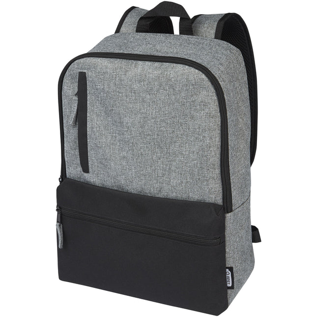 Zaino bicolore per portatile da 15" in materiale riciclato certificato GRS Reclaim 14L