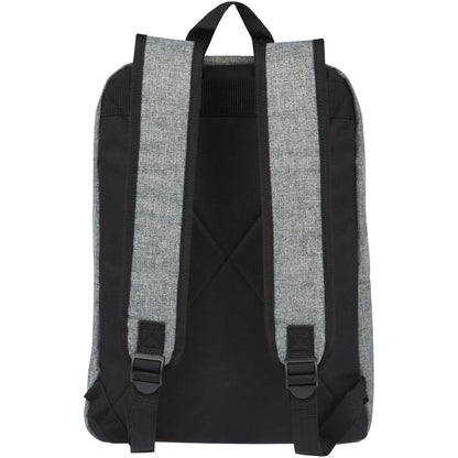 Zaino bicolore per portatile da 15" in materiale riciclato certificato GRS Reclaim 14L