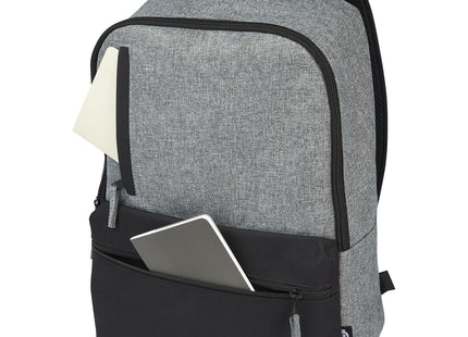 Zaino bicolore per portatile da 15" in materiale riciclato certificato GRS Reclaim 14L