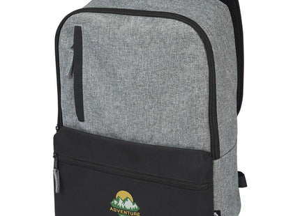 Zaino bicolore per portatile da 15" in materiale riciclato certificato GRS Reclaim 14L