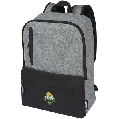 Zaino bicolore per portatile da 15" in materiale riciclato certificato GRS Reclaim 14L