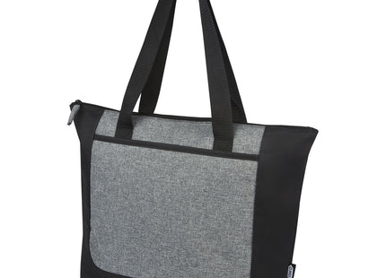 Tote bag bicolore con zip in materiale riciclato certificato GRS Reclaim 15L