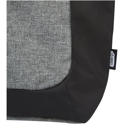 Tote bag bicolore con zip in materiale riciclato certificato GRS Reclaim 15L
