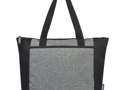 Tote bag bicolore con zip in materiale riciclato certificato GRS Reclaim 15L