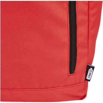 Zaino con chiusura arrotolabile per portatile da 15,6" in PET riciclato certificato GRS Byron 18L
