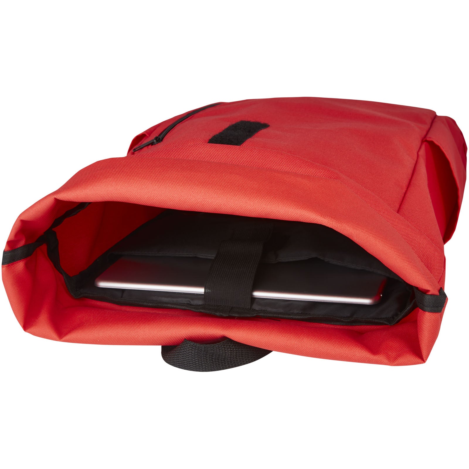 Zaino con chiusura arrotolabile per portatile da 15,6" in PET riciclato certificato GRS Byron 18L
