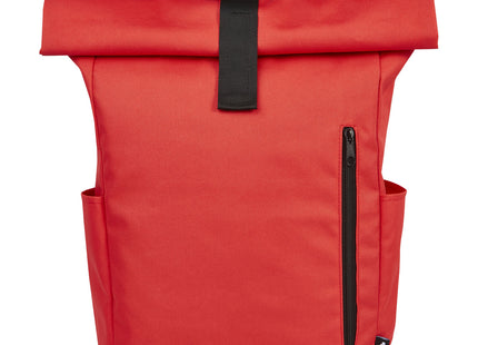 Zaino con chiusura arrotolabile per portatile da 15,6" in PET riciclato certificato GRS Byron 18L