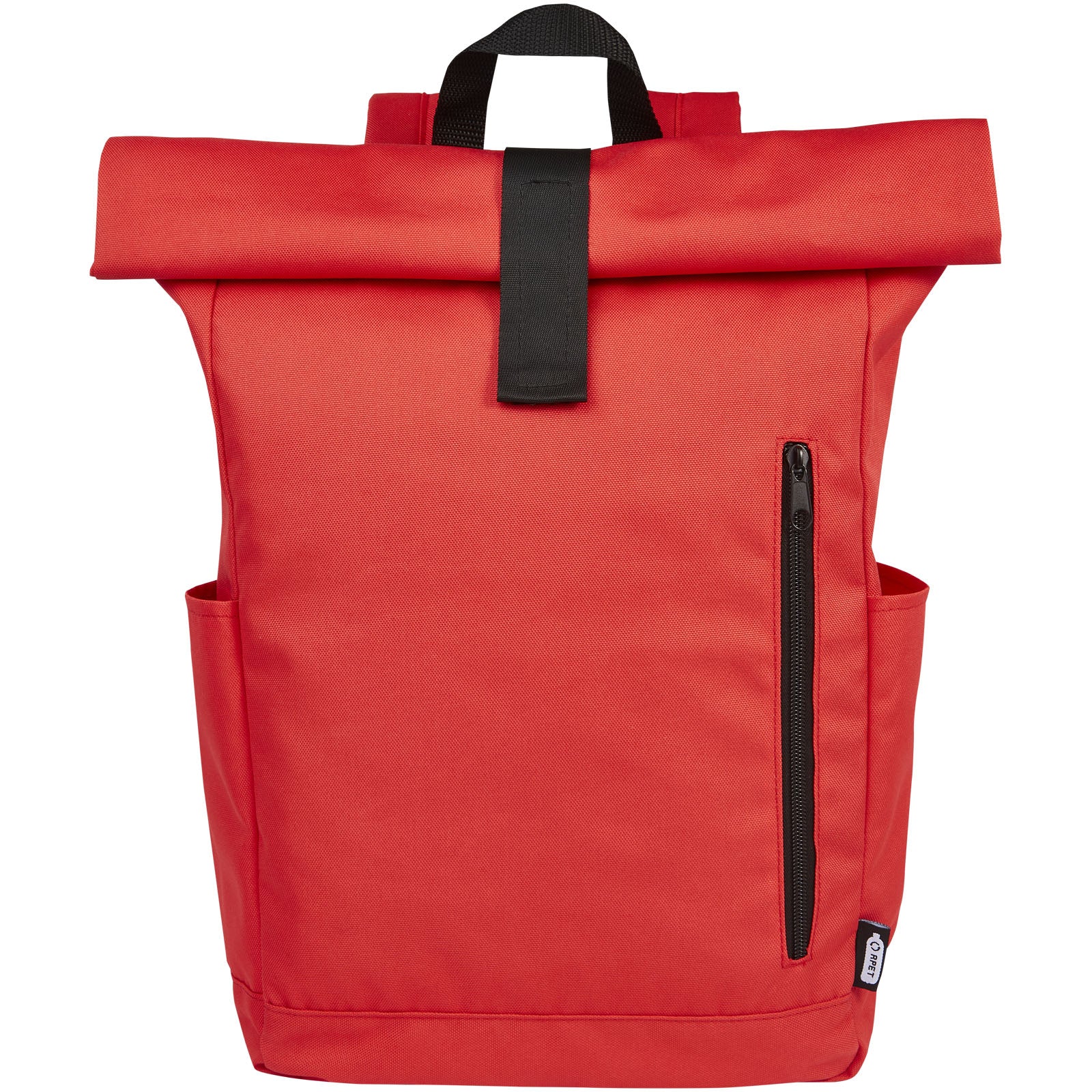 Zaino con chiusura arrotolabile per portatile da 15,6" in PET riciclato certificato GRS Byron 18L