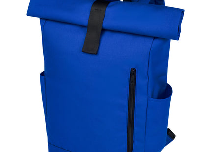 Zaino con chiusura arrotolabile per portatile da 15,6" in PET riciclato certificato GRS Byron 18L