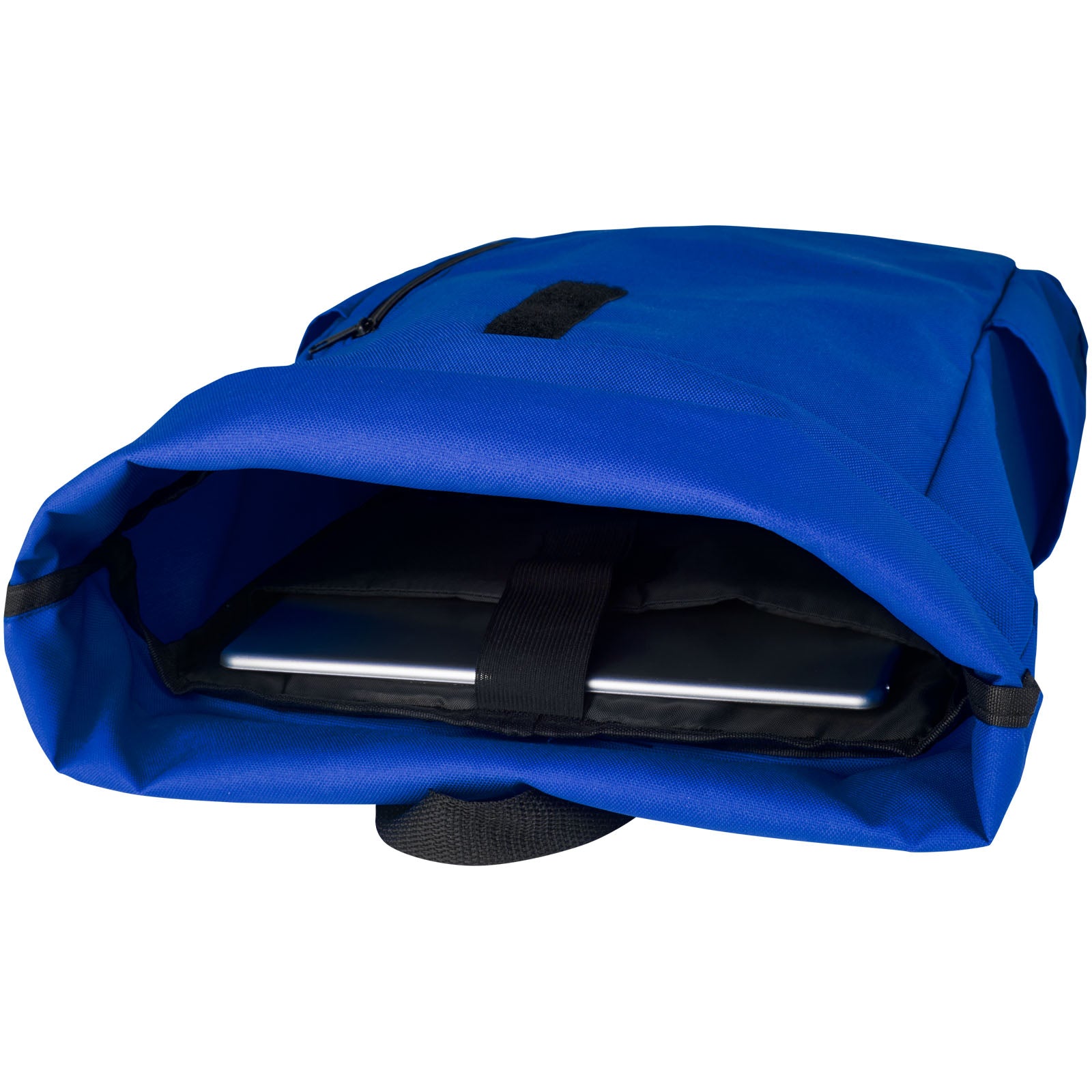 Zaino con chiusura arrotolabile per portatile da 15,6" in PET riciclato certificato GRS Byron 18L