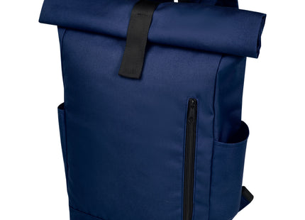 Zaino con chiusura arrotolabile per portatile da 15,6" in PET riciclato certificato GRS Byron 18L
