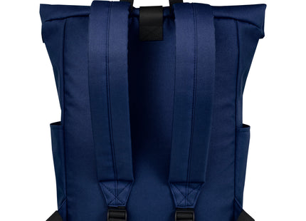 Zaino con chiusura arrotolabile per portatile da 15,6" in PET riciclato certificato GRS Byron 18L