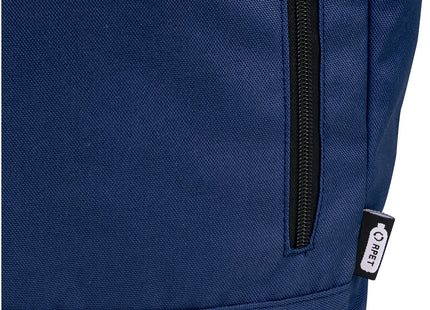 Zaino con chiusura arrotolabile per portatile da 15,6" in PET riciclato certificato GRS Byron 18L