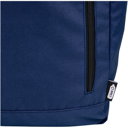 Zaino con chiusura arrotolabile per portatile da 15,6" in PET riciclato certificato GRS Byron 18L