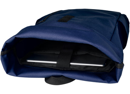 Zaino con chiusura arrotolabile per portatile da 15,6" in PET riciclato certificato GRS Byron 18L