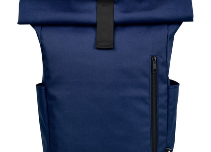 Zaino con chiusura arrotolabile per portatile da 15,6" in PET riciclato certificato GRS Byron 18L