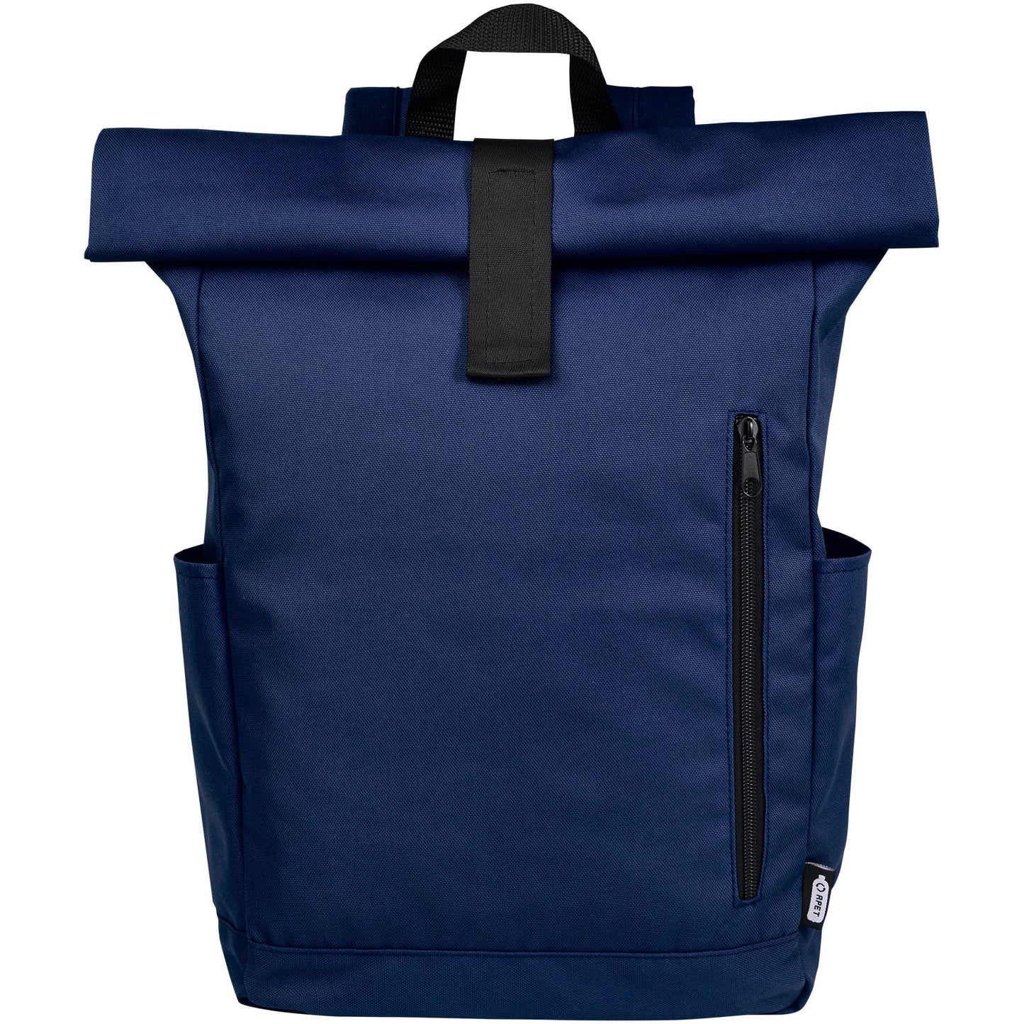 Zaino con chiusura arrotolabile per portatile da 15,6" in PET riciclato certificato GRS Byron 18L