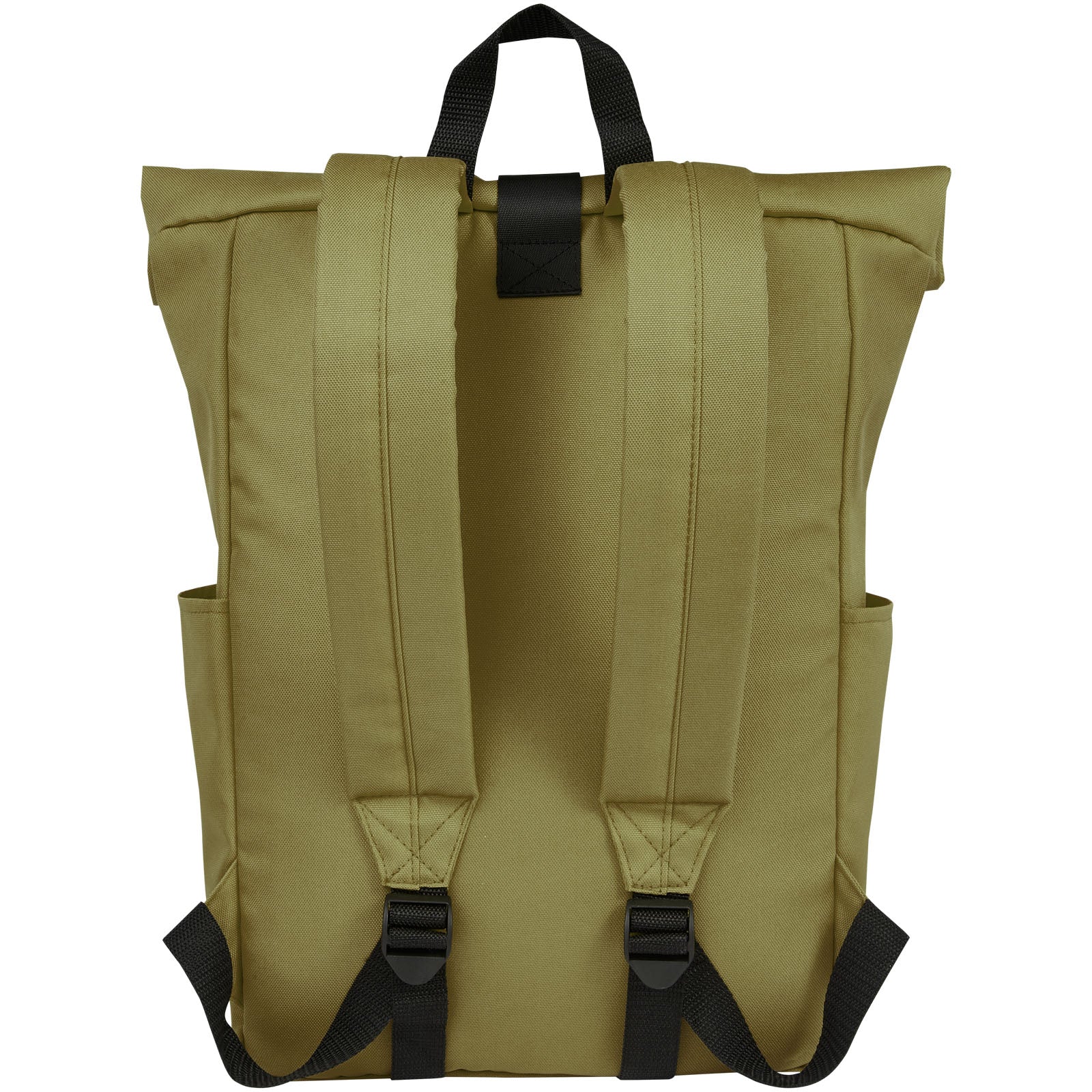 Zaino con chiusura arrotolabile per portatile da 15,6" in PET riciclato certificato GRS Byron 18L