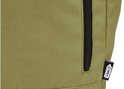 Zaino con chiusura arrotolabile per portatile da 15,6" in PET riciclato certificato GRS Byron 18L