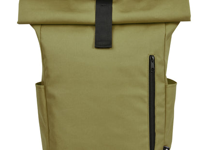 Zaino con chiusura arrotolabile per portatile da 15,6" in PET riciclato certificato GRS Byron 18L