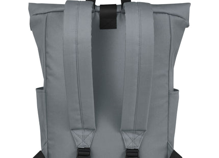 Zaino con chiusura arrotolabile per portatile da 15,6" in PET riciclato certificato GRS Byron 18L