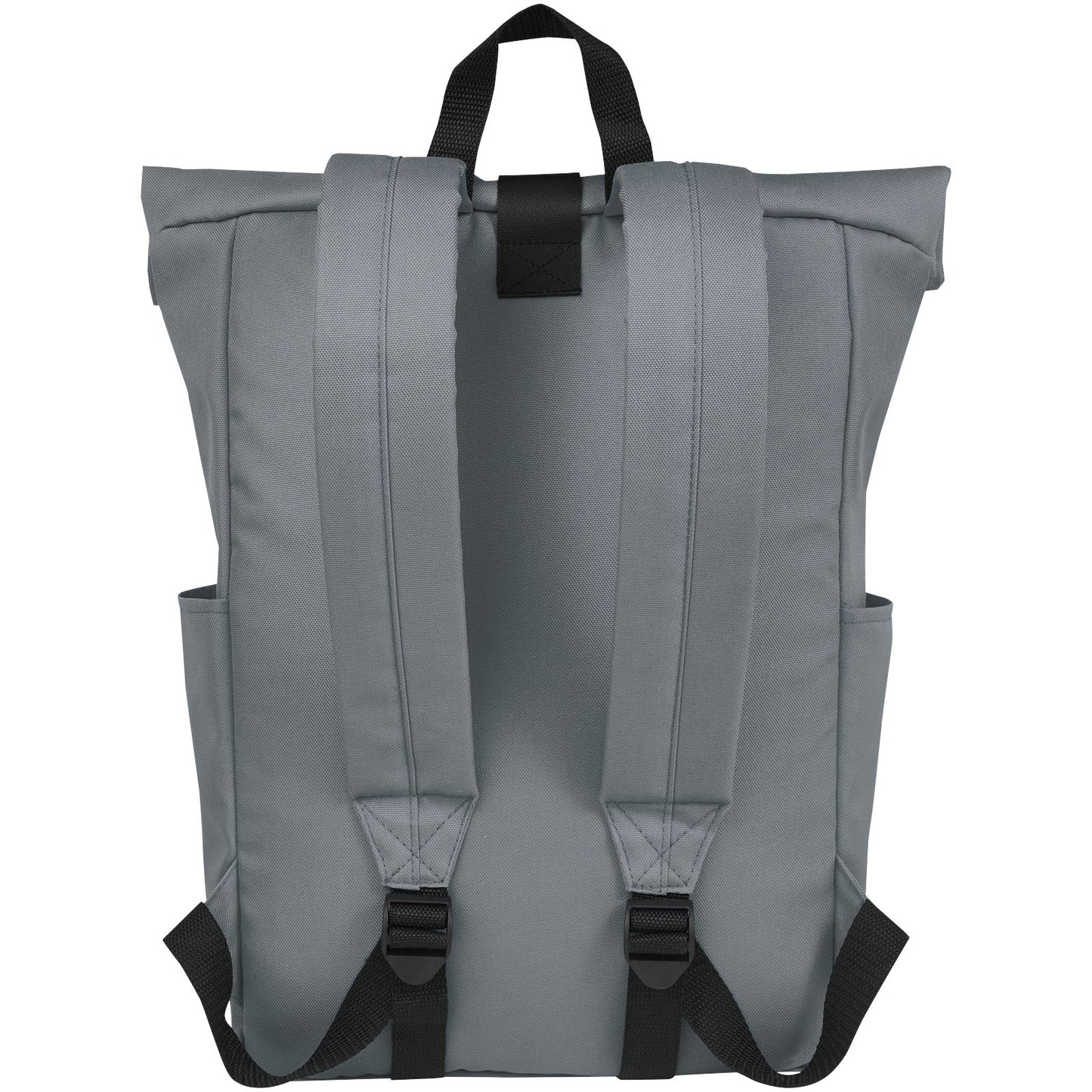 Zaino con chiusura arrotolabile per portatile da 15,6" in PET riciclato certificato GRS Byron 18L