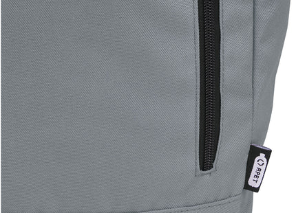 Zaino con chiusura arrotolabile per portatile da 15,6" in PET riciclato certificato GRS Byron 18L