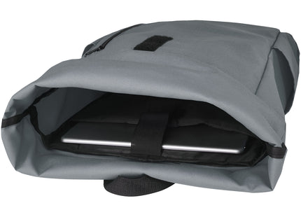 Zaino con chiusura arrotolabile per portatile da 15,6" in PET riciclato certificato GRS Byron 18L