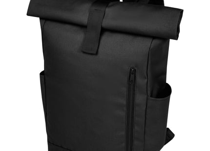 Zaino con chiusura arrotolabile per portatile da 15,6" in PET riciclato certificato GRS Byron 18L