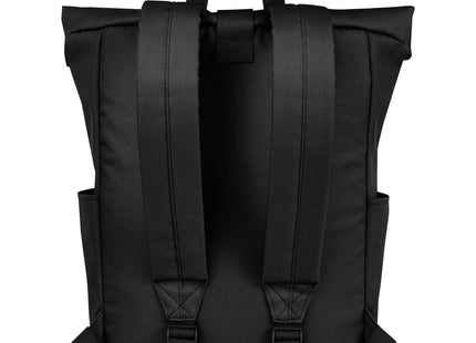 Zaino con chiusura arrotolabile per portatile da 15,6" in PET riciclato certificato GRS Byron 18L