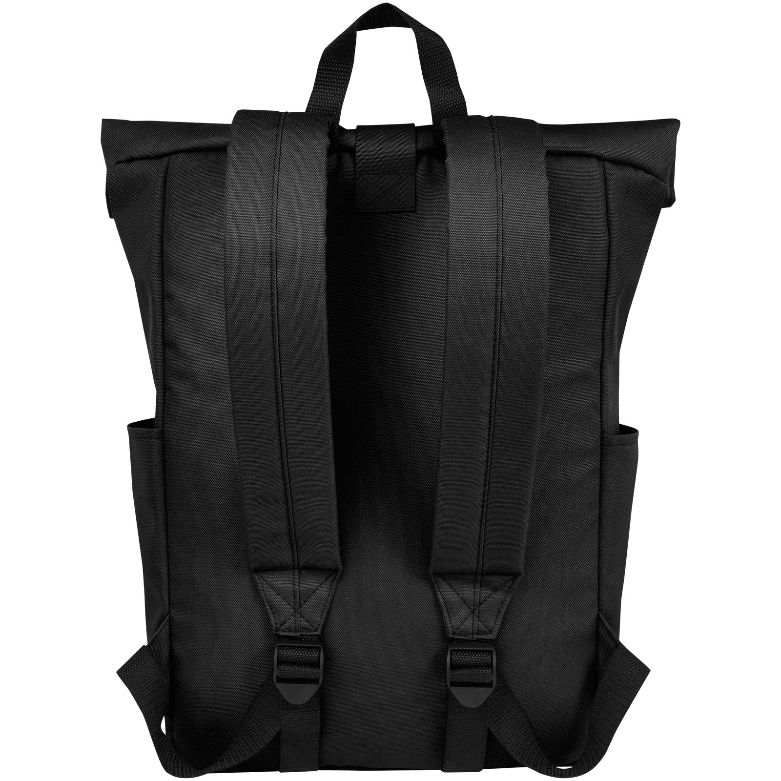 Zaino con chiusura arrotolabile per portatile da 15,6" in PET riciclato certificato GRS Byron 18L