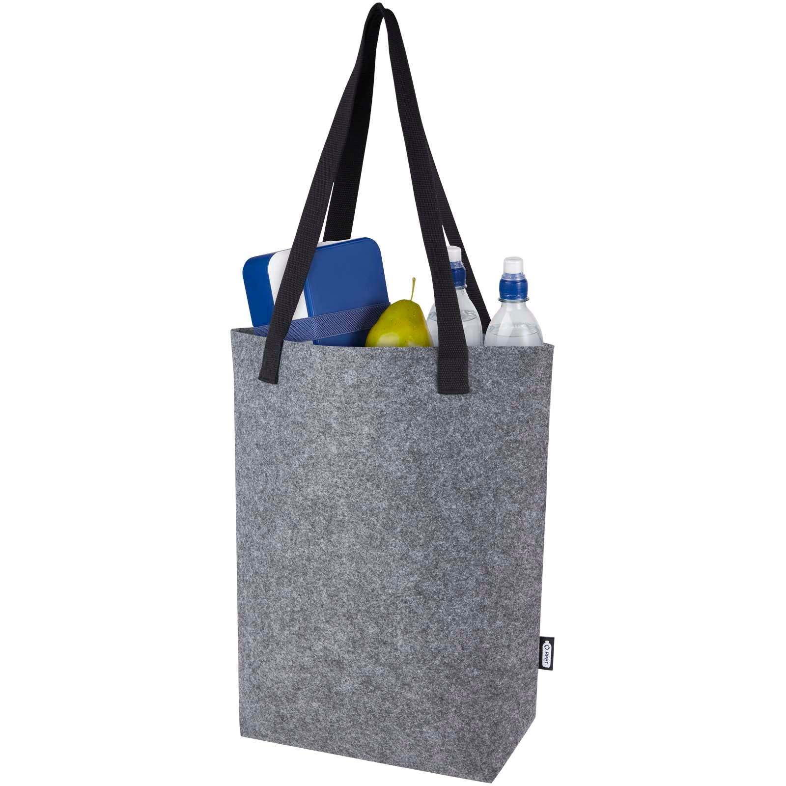 Tote bag con base ampia in feltro riciclato certificato GRS Felta - 12L