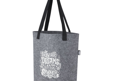 Tote bag con base ampia in feltro riciclato certificato GRS Felta - 12L