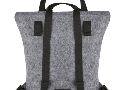 Borsa per bicicletta con chiusura arrotolabile in feltro riciclato GRS Felta - 13L