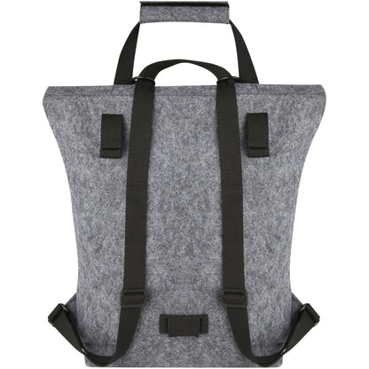 Borsa per bicicletta con chiusura arrotolabile in feltro riciclato GRS Felta - 13L