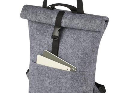 Borsa per bicicletta con chiusura arrotolabile in feltro riciclato GRS Felta - 13L