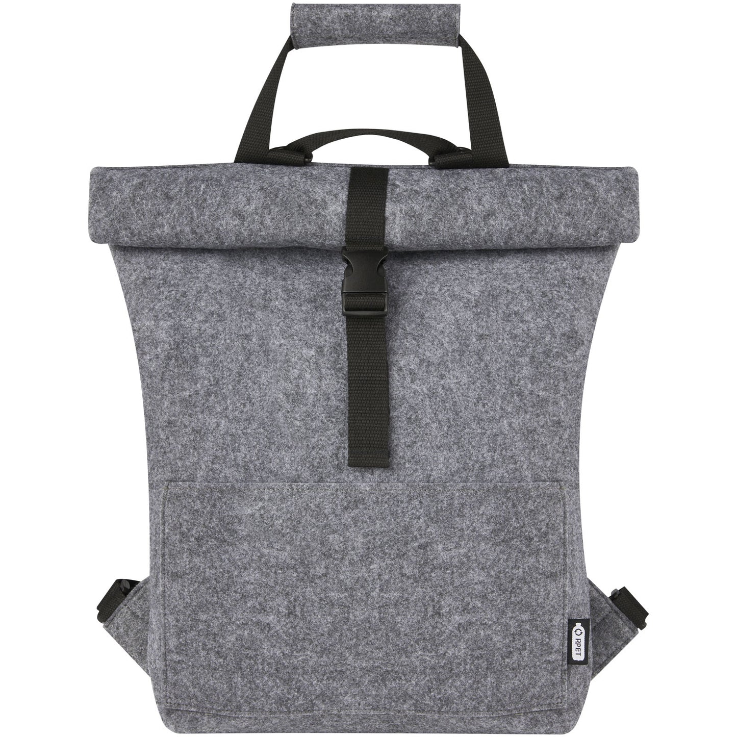 Borsa per bicicletta con chiusura arrotolabile in feltro riciclato GRS Felta - 13L