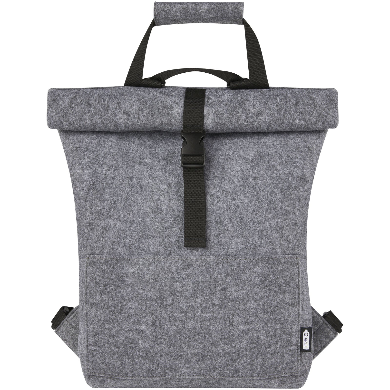 Borsa per bicicletta con chiusura arrotolabile in feltro riciclato GRS Felta - 13L