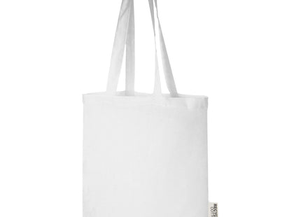Tote bag in cotone riciclato GRS da 140 g/m2 Madras - 7L