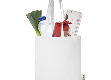 Tote bag in cotone riciclato GRS da 140 g/m2 Madras - 7L