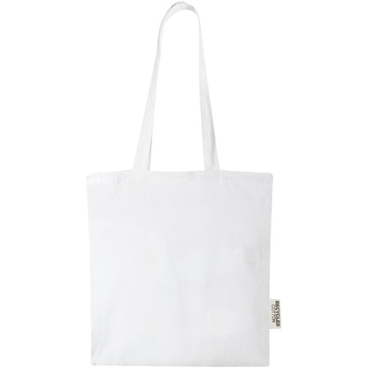 Tote bag in cotone riciclato GRS da 140 g/m2 Madras - 7L